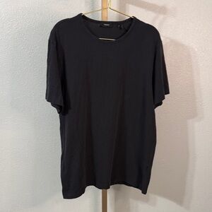 Theory Men's dark grey Short Sleeve Shirt-XL